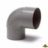 Bocht 90 Graden PVC-U 75 Mm Lijmmof X Spie Grijs KOMO -hulpmiddel Verkoopwinkel pvc bocht 90 graden lijmmof x lijmspie
