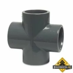 PVC Kruisstuk PN16 Lijmmof 20mm (per 10 Stuks)