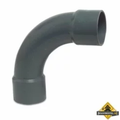 Bocht 90 Graden PVC-U 225 Mm Lijmmof 12.5 Bar Grijs Type Handgevormd