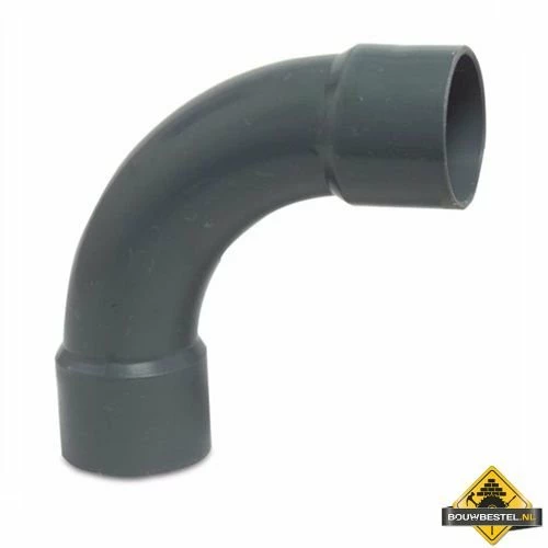 Bocht 90 Graden PVC-U 225 Mm Lijmmof 12.5 Bar Grijs Type Handgevormd 3 Bocht 90 Graden PVC-U 225 Mm Lijmmof 12.5 Bar Grijs Type Handgevormd