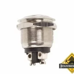 Ronde Metalen Drukknop Spst Off-(On)