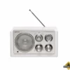 Tr-61White - Radio Met Elegant Design - Wit -hulpmiddel Verkoopwinkel radio wit elegant design bouwbestel