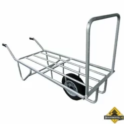 Ramenwagen 1 Wiel Gegalvaniseerd (verzinkt) Softwiel (anti-lek Band) - NL-fabricaat