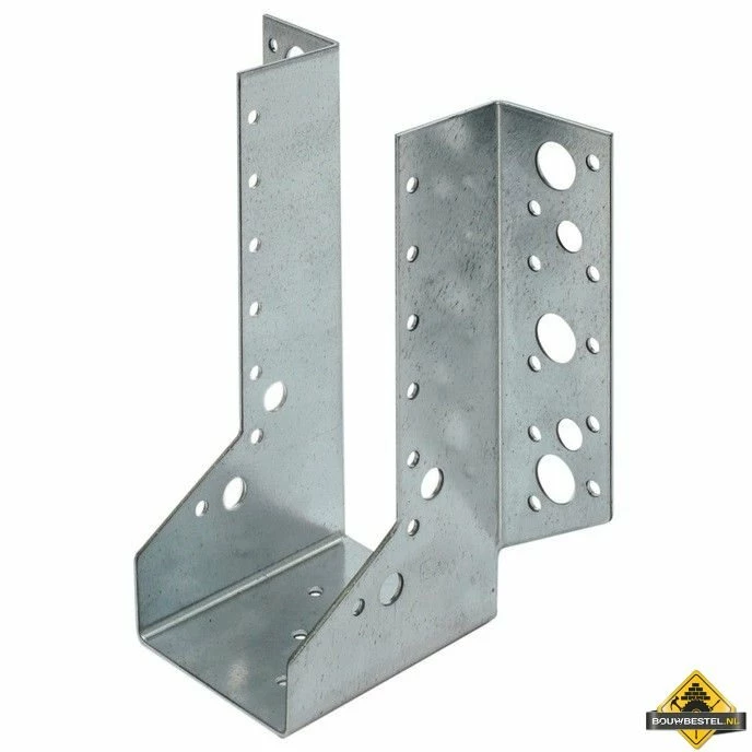 Raveeldrager Zwaar 59X160 115x2 (Voor Houtmaat Ca. Netto 58x170mm) Sendzimir Verzinkt - Per Stuk 3 Raveeldrager Zwaar 59X160 115x2 (Voor Houtmaat Ca. Netto 58x170mm) Sendzimir Verzinkt - Per Stuk