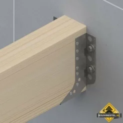 Raveeldrager Midi 46X117mm (voor Houtmaat Ca. 46x121mm) Sendzimir Verzinkt - Per Stuk -hulpmiddel Verkoopwinkel raveeldrager 1