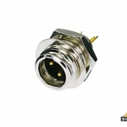 Rean Tiny - 3-Polige Mini Xlr-ConnectoR - Vernikkeld - Vergulde Contacten