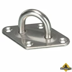 RVS Oog Op Plaat - 50 X 80 Mm