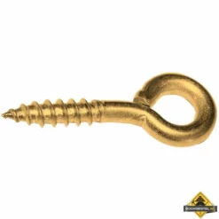 Schroefoog Messing Diameter 3,45x20mm | 100 Stuks