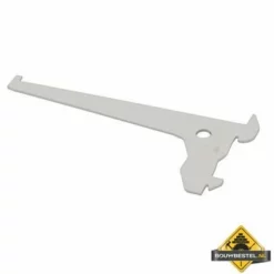 Duraline Plankdrager Single Bracket Wit 30cm
