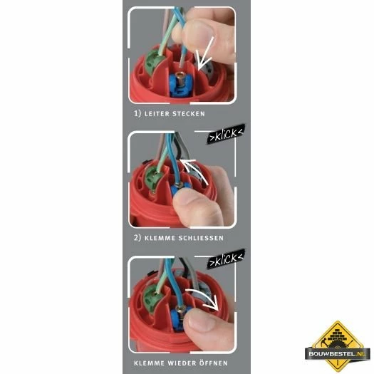 Sirox CEE-contrastekker IP 44, 5-polig, 400 V, 6 H 16A SIROX-KLICK 4 Sirox CEE-contrastekker IP 44, 5-polig, 400 V, 6 H 16A SIROX-KLICK - Afbeelding 2
