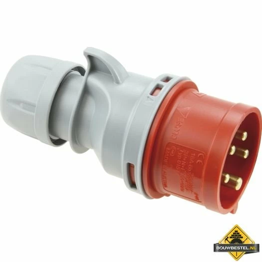 Sirox CEE-stekker IP 44, 5-polig, 400 V, 6 H 16A SIROX-KLICK