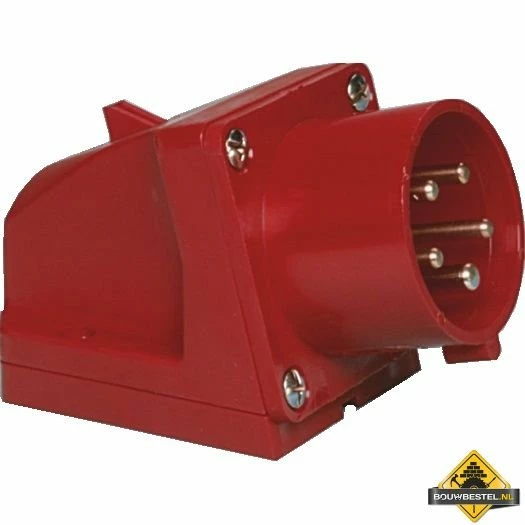 Sirox CEE-wandapparaatstekker IP 44, 5-polig, 400 V, 6 H 16 A