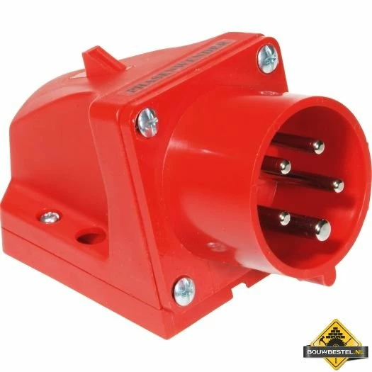 Sirox CEE-wandapparaatstekker IP 44, 5-polig, 400 V, 6 H 32 A 4 Sirox CEE-wandapparaatstekker IP 44, 5-polig, 400 V, 6 H 32 A - Afbeelding 2