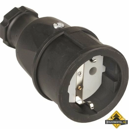 Sirox Rubber Contrastekker Met Polyamide Inzetstuk Belgie/Franse Uitvoering Zwart 3 Sirox Rubber Contrastekker Met Polyamide Inzetstuk Belgie/Franse Uitvoering Zwart