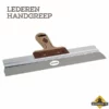 Spackmes SUPER PROF PURE Aluminium 480 Mm RVS Met LEDEREN-greep -hulpmiddel Verkoopwinkel spackmes lederen handgreep aluminium rvs bouwbestel 4