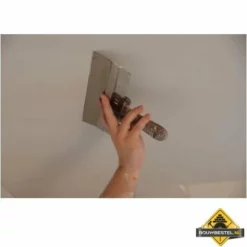 Spackmes SUPER PROF PURE Aluminium 280 Mm RVS Met LEDEREN-greep -hulpmiddel Verkoopwinkel spackmes leer 2