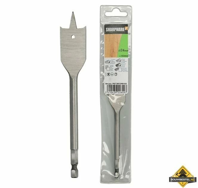 Speedboor / Platte Houtboor Diameter: 25x160mm | Per Stuk 3 Speedboor / Platte Houtboor Diameter: 25x160mm | Per Stuk