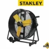 Stanley Grondventilator - Verrijdbaar - Hoge Snelheid - Diameter: 61cm -hulpmiddel Verkoopwinkel stanley grondventilator verrijdbaar