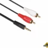 Stereoplug 3.5 Mm Naar 2 X Rca Audioplug / Basis / 2.5 M / Verguld -hulpmiddel Verkoopwinkel stereoplug rca audioplug 2 bouwbestel 2