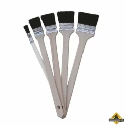 Radiatorkwast SUPER PROF Zwart Haar Houten Steel 1.5 Inch