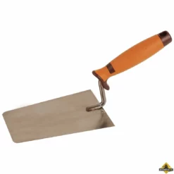 Stukadoorstroffel SUPER PROF ECO Recht Met Afgeronde Hoeken 180 Mm RVS Met SUPERSOFT Greep