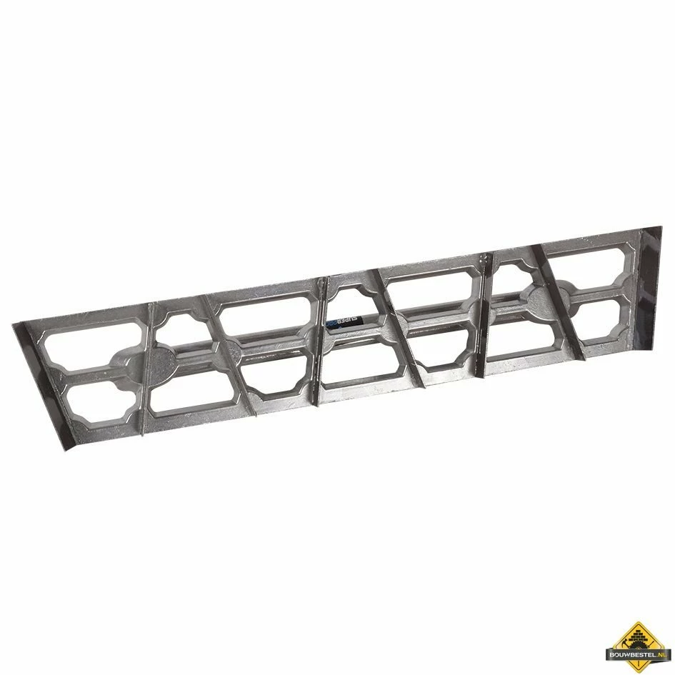 Super Prof Gipsschaaf Aluminium 8 Messen Versterkt 4 Super Prof Gipsschaaf Aluminium 8 Messen Versterkt - Afbeelding 2