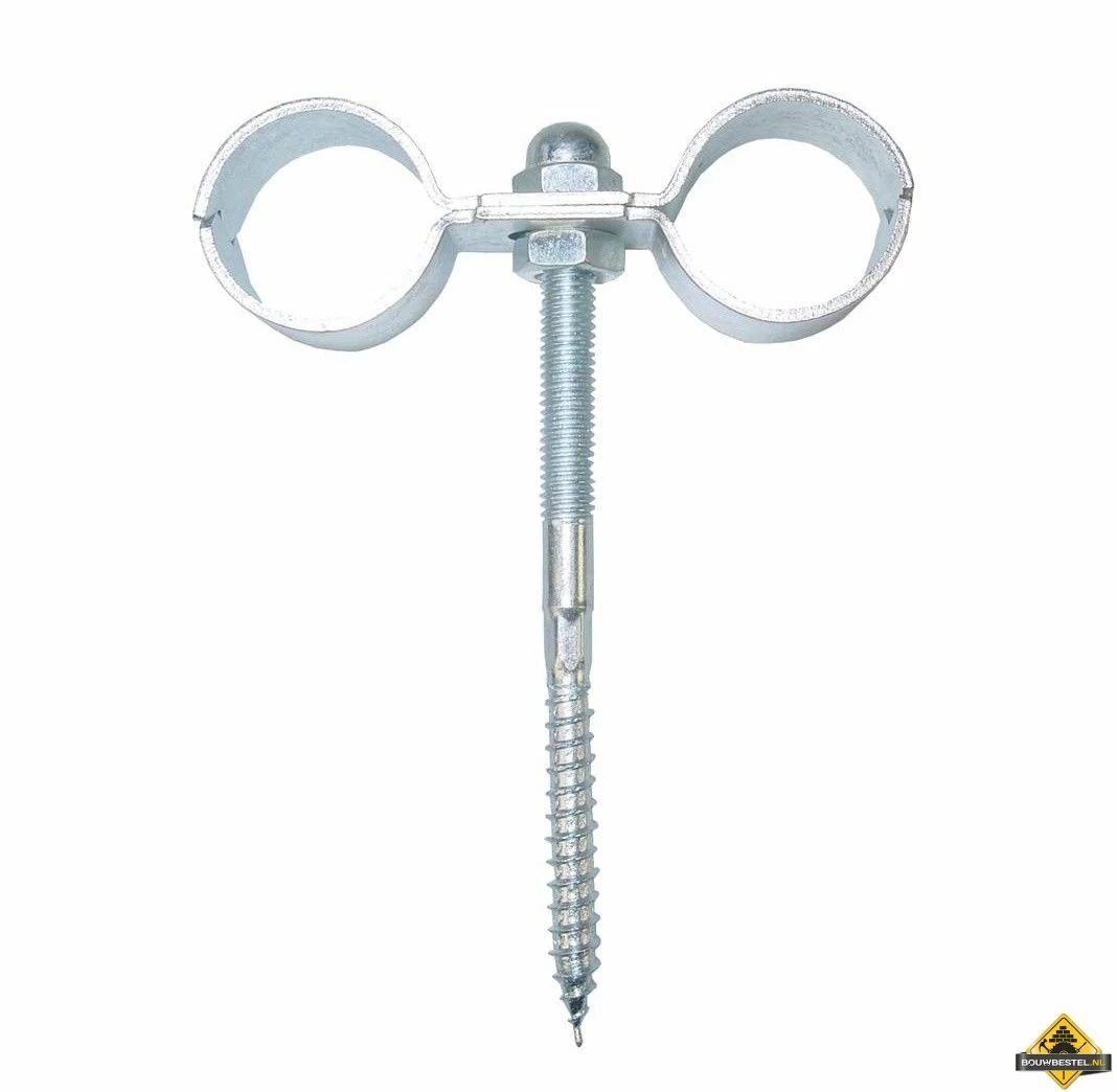 CV-buis / Leiding T-Beugel Verzinkt 15mm 3 CV-buis / Leiding T-Beugel Verzinkt 15mm