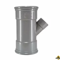 PVC T-stuk 45 Graden 2xmanchet X Lijmmof 110x 75