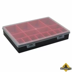 Tayg Sorteerdoos Met 16 Uitneembare Vakken - 330 X 247 X 54 Mm -hulpmiddel Verkoopwinkel tayg sorteerdoos met 16 uitneembare vakken 330x247x54 mm transparant