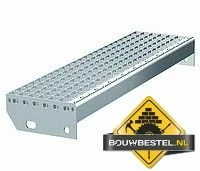 Stalen Traptreden / Roostertreden Metaal 800 X 240 Mm / 80x24cm