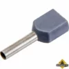 Twin-adereindhuls, Geisoleerd 2 X 0,75 | 100 Stuks -hulpmiddel Verkoopwinkel twin adereindhuls geisoleerd 2 x 0 75