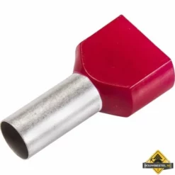 Twin-adereindhuls, Geisoleerd 2 X 10,00 | 100 Stuks -hulpmiddel Verkoopwinkel twin adereindhuls geisoleerd 2 x 10 00
