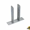 U-Pergolasteun Op Plaat Thermisch Verzinkt 71x71mm -hulpmiddel Verkoopwinkel u pergolasteun op plaat thermisch verzinkt