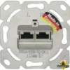 Universele RJ 45 Inbouw-datadoos Cat. 6, 2-voudig | Per Stuk -hulpmiddel Verkoopwinkel universele rj 45 inbouw datadoos