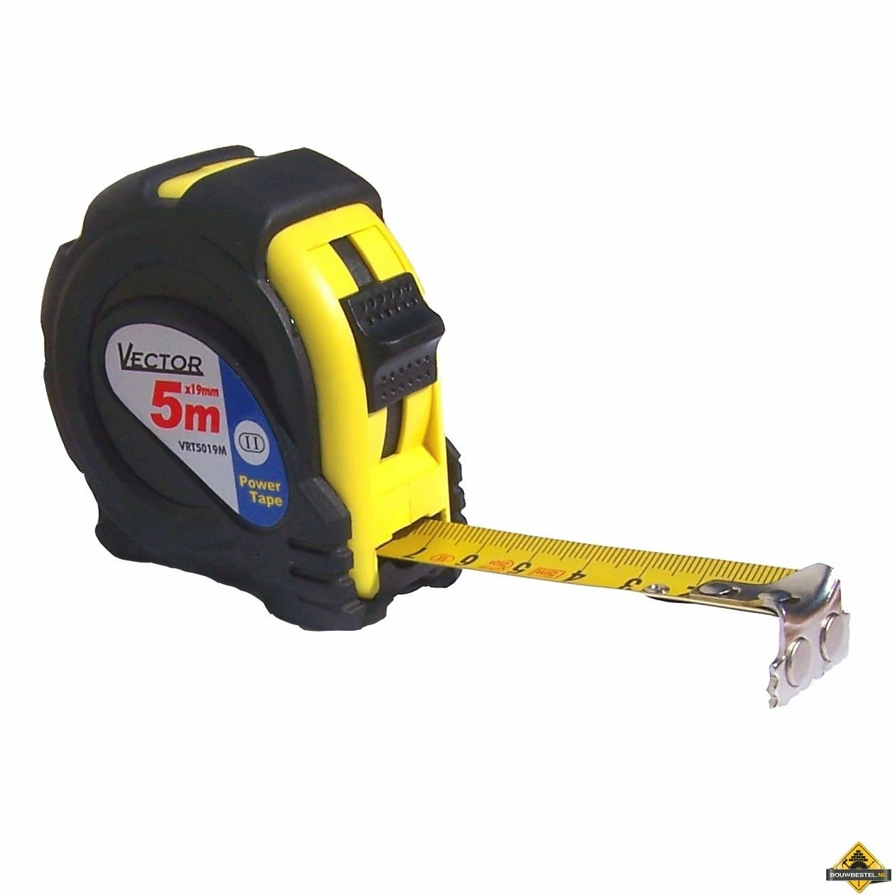 Vector Stalen Rolbandmaat Met Magnetische Eindhaak - 8 M X 25 Mm 3 Vector Stalen Rolbandmaat Met Magnetische Eindhaak - 8 M X 25 Mm