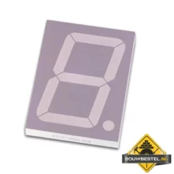 1-Digit Display 57mm Gemeenschappelijke Anode Groen