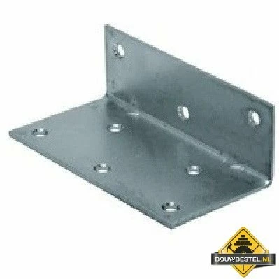 Versterkingshoek 60X40mm 115X2.5 Sendzimir Verzinkt - Per Stuk 3 Versterkingshoek 60X40mm 115X2.5 Sendzimir Verzinkt - Per Stuk