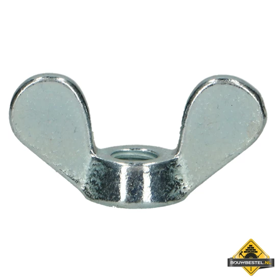 Vleugelmoer Gietijzer DIN 315 M6 Verzinkt | 200 Stuks 3 Vleugelmoer Gietijzer DIN 315 M6 Verzinkt | 200 Stuks