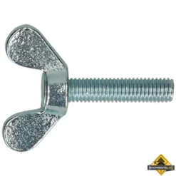 Vleugelschroef DIN 316 M5x40mm Verzinkt | 100 Stuks