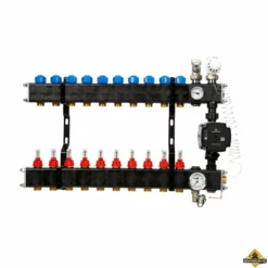 VTE Composiet Vloerverwarming Verdeler Grundfos UPM3 10-groeps