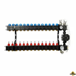 VTE Composiet Vloerverwarming Verdeler Grundfos UPM3 14-groeps