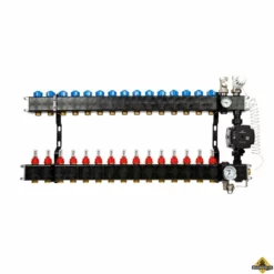 VTE Composiet Vloerverwarming Verdeler Grundfos UPM3 15-groeps