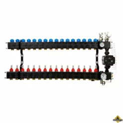 VTE Composiet Vloerverwarming Verdeler Grundfos UPM3 16-groeps