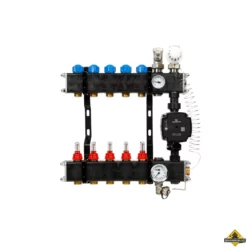 VTE Composiet Vloerverwarming Verdeler Grundfos UPM3 5-groeps