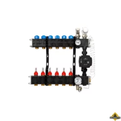 VTE Composiet Vloerverwarming Verdeler Grundfos UPM3 6-groeps