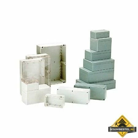 Waterbestendige Abs-Behuizing - Donkergrijs 120 X 120 X 60mm 3 Waterbestendige Abs-Behuizing - Donkergrijs 120 X 120 X 60mm