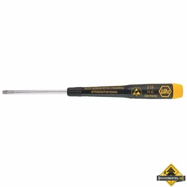 Wiha Torx ESD Precisieschroevendraaier T4 X 40mm 3 Wiha Torx ESD Precisieschroevendraaier T4 X 40mm