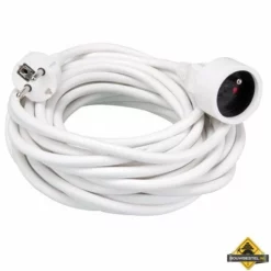 Witte Verlengkabel - 10 M - 3G1.5