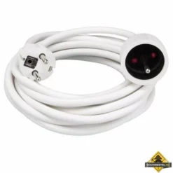 Witte Verlengkabel - 5 M - 3G1.5