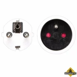 Witte Verlengkabel - 5 M - 3G1.5 -hulpmiddel Verkoopwinkel witte verlengkabel 5 m 3g1.5 penaarde